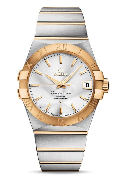 omega constellation co-axial star yellow gold ladies watch|omega constellation gold watch 1974.